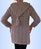 EZ Breezy Winter Hoodie - Crochet PATTERN - English USA - digital download