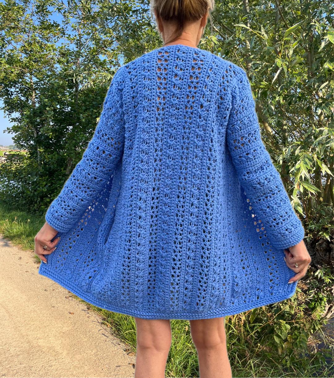 Harmonious Duo - Crochet PATTERN pdf - Cardigan and Summer Sweater - English US Terms