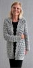 With or Without Cardigan - Crochet PATTERN - English USA - pdf