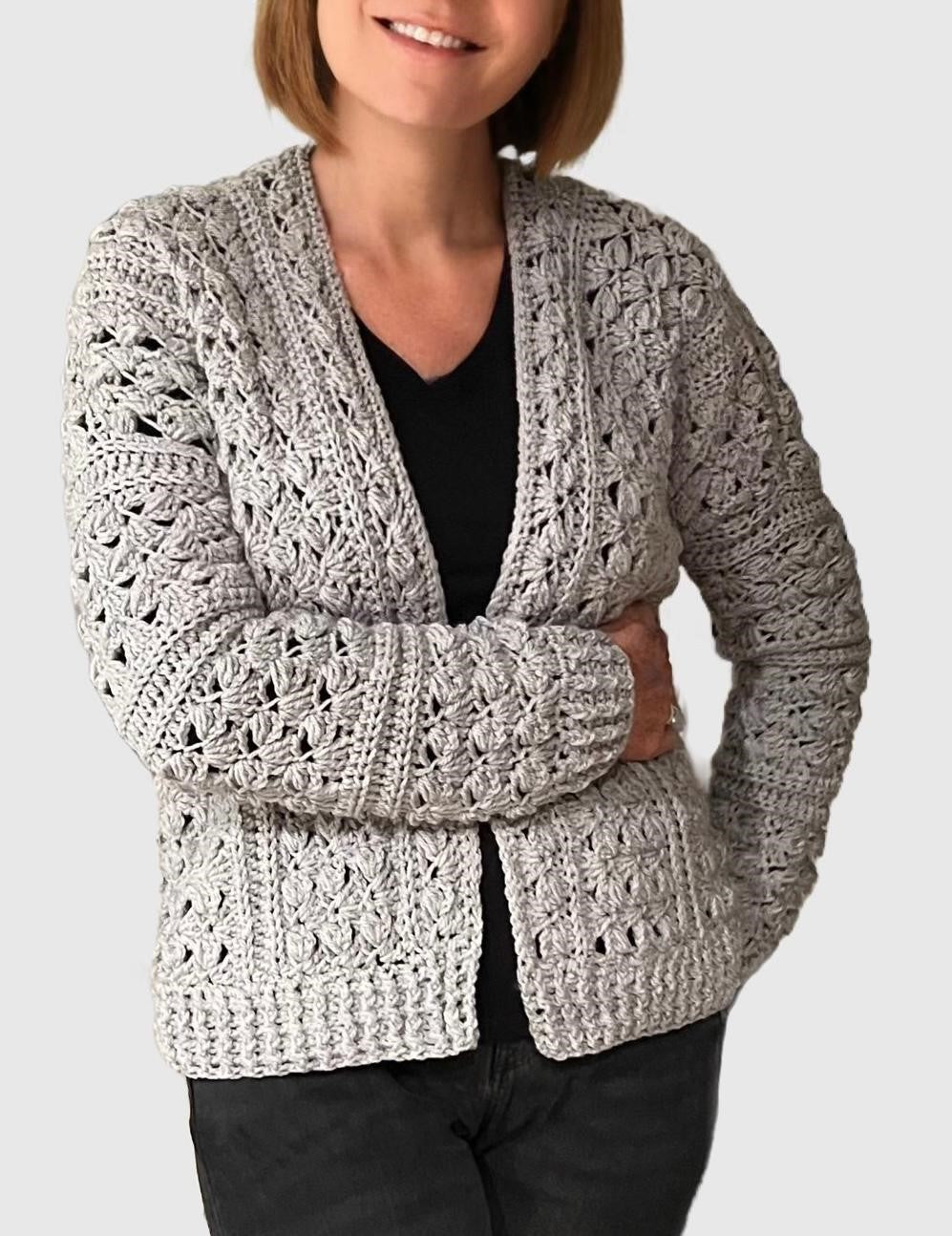 Double Dutch Cardigans - Crochet PATTERNS -English USA