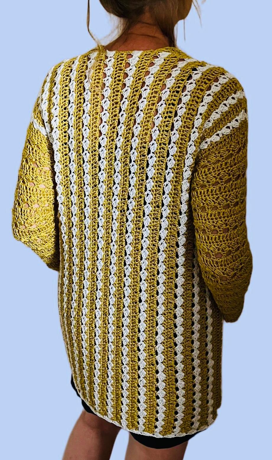 Glow Cardi Glow-Crochet Cardigan-English US