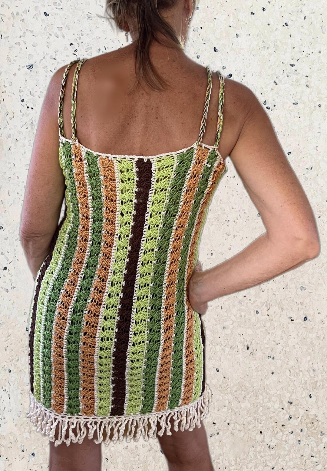 Groovy Ibiza Vibes - Crochet Dress & Top - PATTERN Pdf. - English US Terms