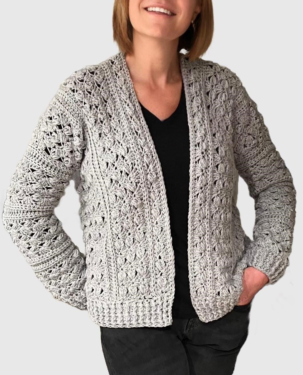 Double Dutch Cardigans - Crochet PATTERNS -English USA