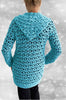 With or Without Cardigan - Crochet PATTERN - English USA - pdf