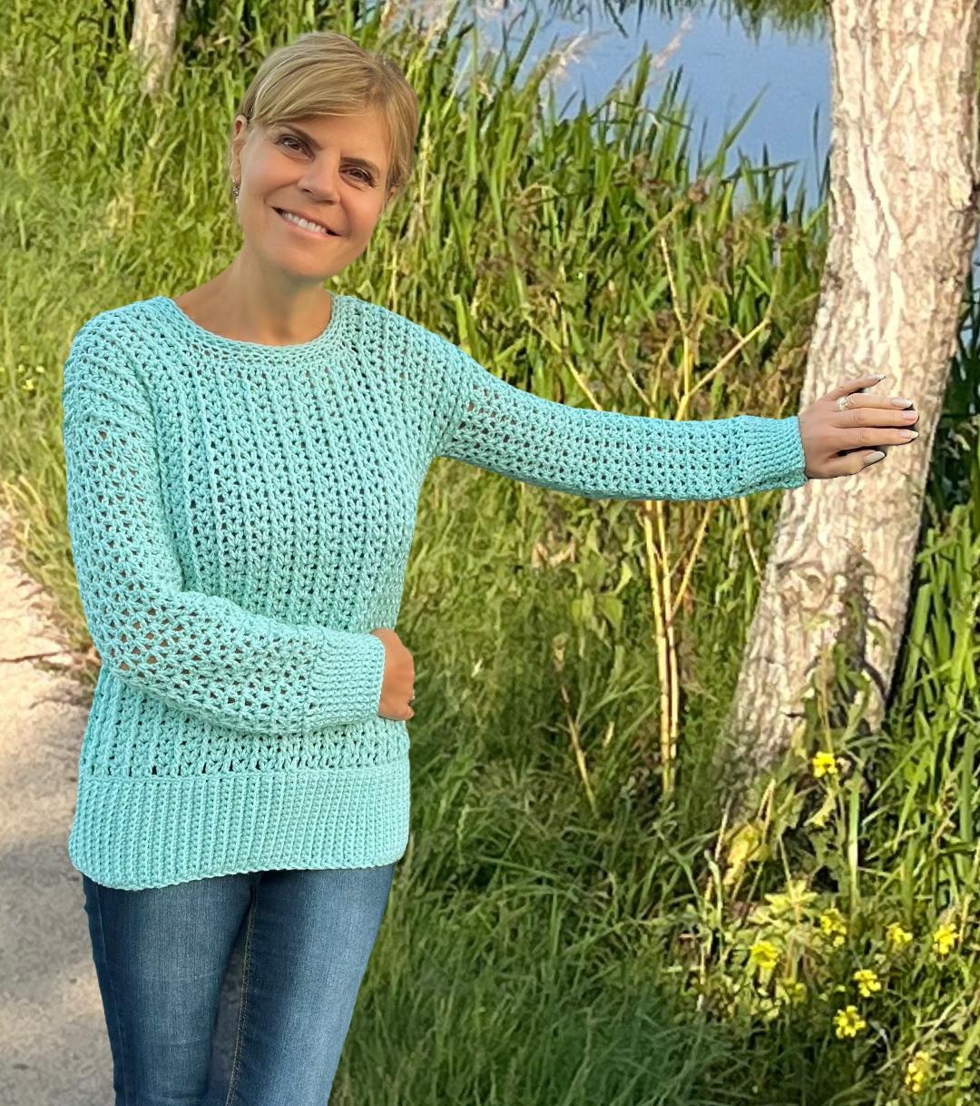 Cozy & Comfy - Sweater and Cardigan - Crochet PATTERN - English US Terms