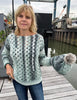 Sage Symphony Sweater (plus matching hat) - Crochet PATTERN - English US Terms