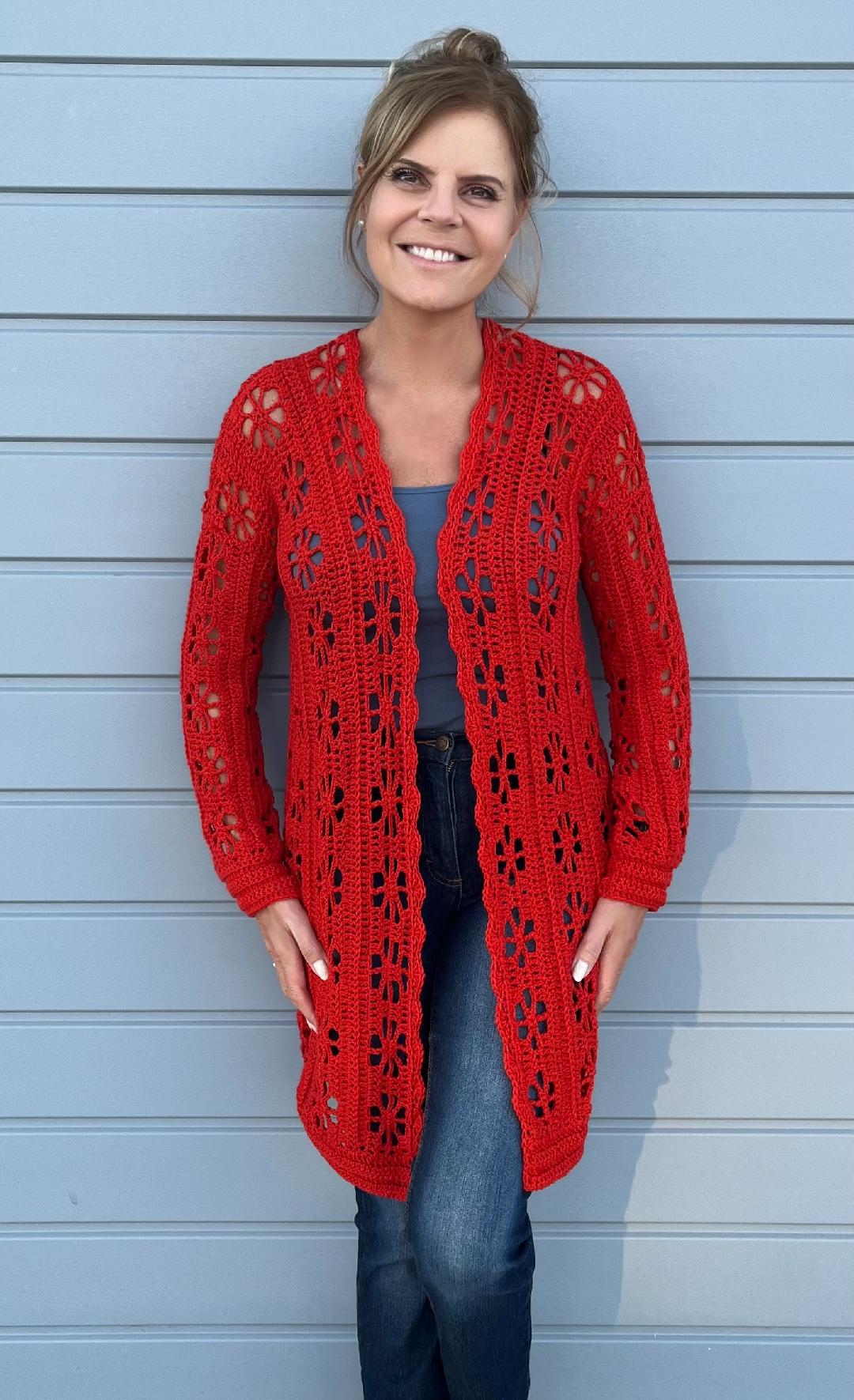 Infinite Summer Vibes Duo - Sweater and Cardigan Crochet PATTERN - English US Terms - digital PDF
