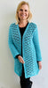 Surrounded By Stars - Cardigan - Crochet PATTERN - English USA -digital pdf
