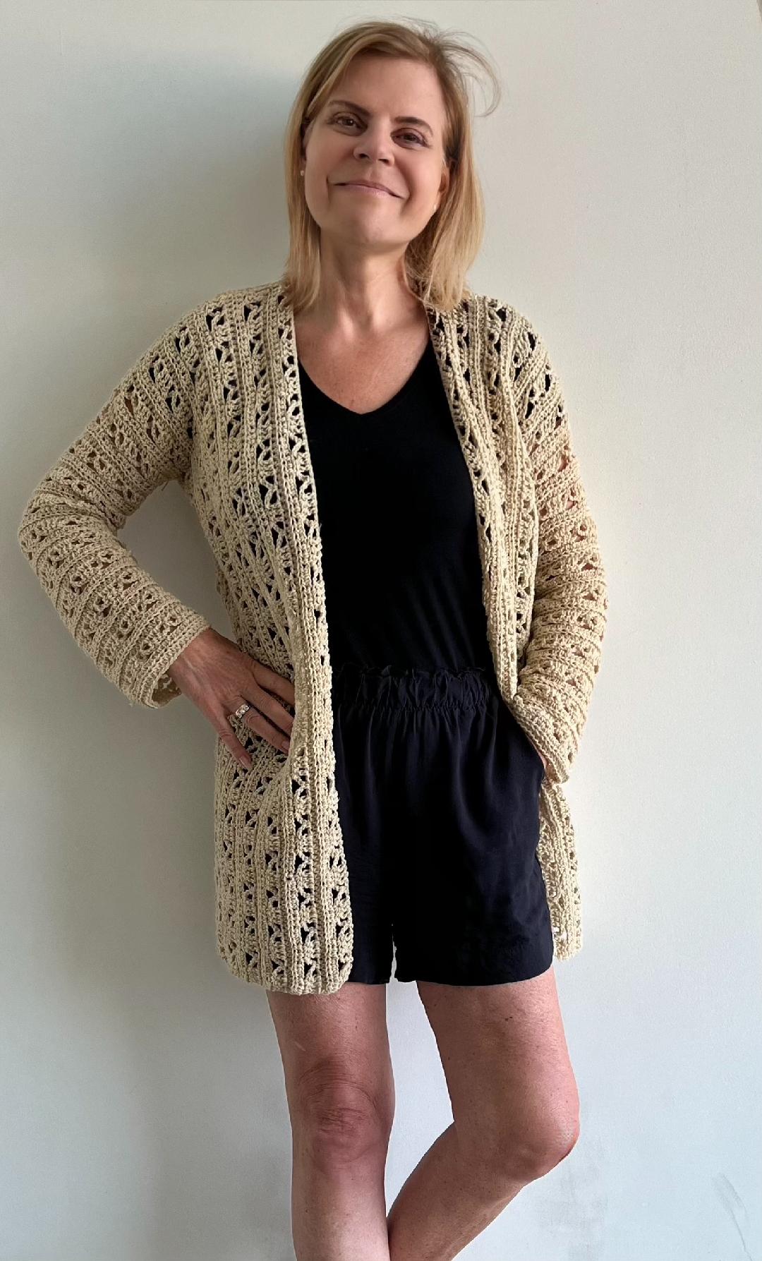 3 of a Kind Crochet Set - Cardi - Sweater - Bolero - PATTERN - English USA