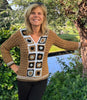 Toffee Trail Sweater - Crochet PATTERN - English US Terms - Digital pdf