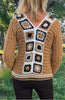 Toffee Trail Sweater - Crochet PATTERN - English US Terms - Digital pdf