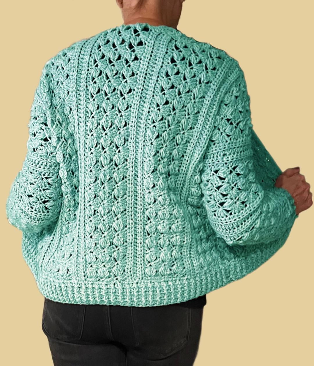 Double Dutch Cardigans - Crochet PATTERNS -English USA