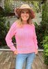 Tickled Pink Sweater - with bonus Yoga Zen socks Pattern - Crochet PATTERNS - English US terms