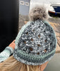 Sage Symphony Sweater (plus matching hat) - Crochet PATTERN - English US Terms