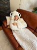 Snuggly Sheep Couch Cardigan - Crochet PATTERN - English US Terms - digital pdf