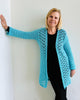 Surrounded By Stars - Cardigan - Crochet PATTERN - English USA -digital pdf