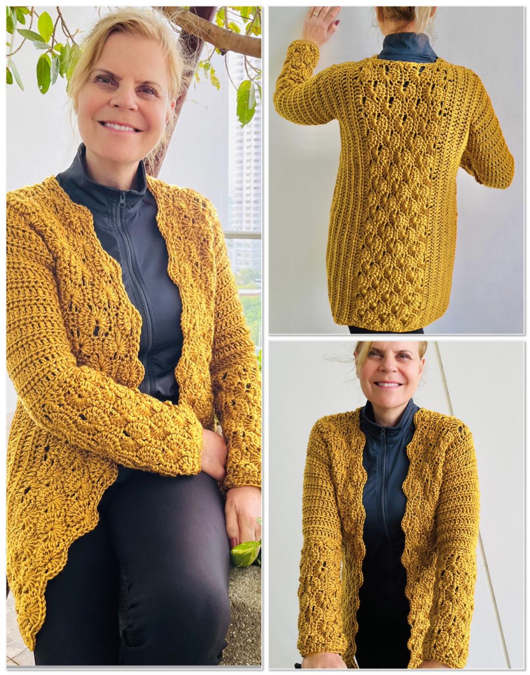 Warm Winter Bliss Cardigan + Free Gift Happy Scrappy Boots Pattern