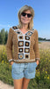 Toffee Trail Sweater - Crochet PATTERN - English US Terms - Digital pdf