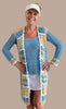 Jenny Squares Cardigan + Top - Crochet PATTERNS - English US Terms - digital pdf