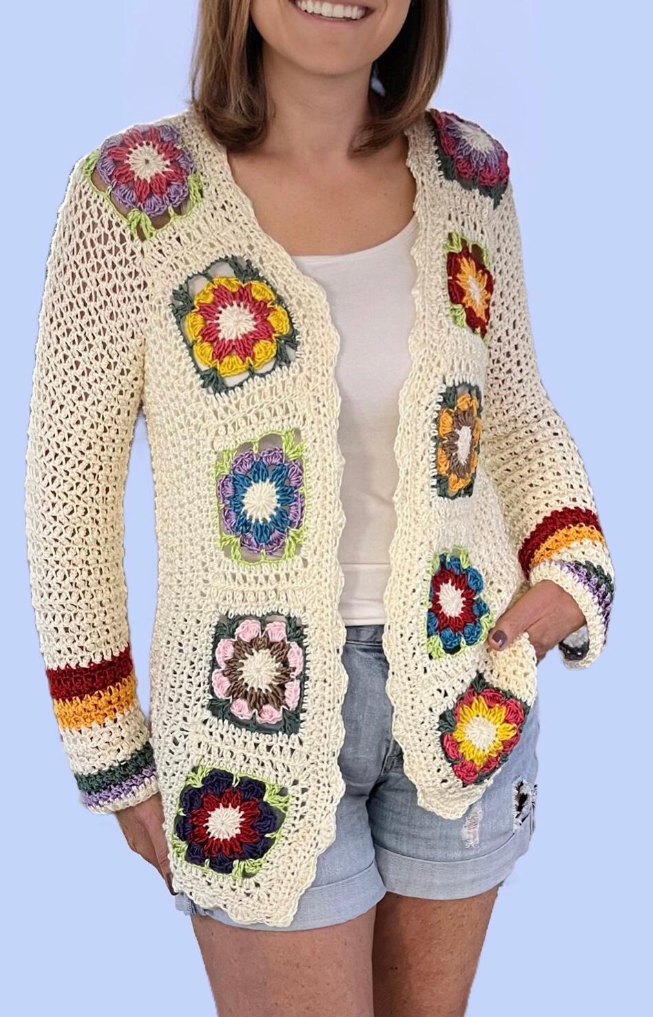 Summer Bliss Dream Cardigan  CROCHET PATTERN